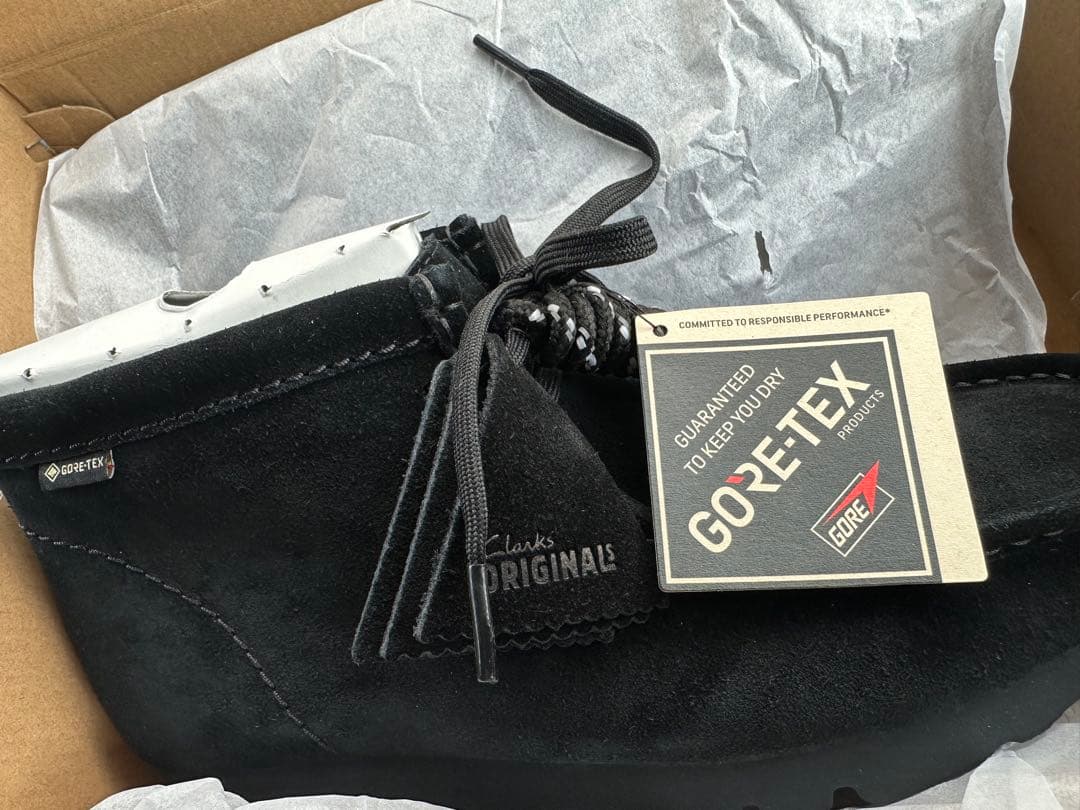 新品 Clarks クラークス ワラビー ゴアテックス GORE-TEX uk7