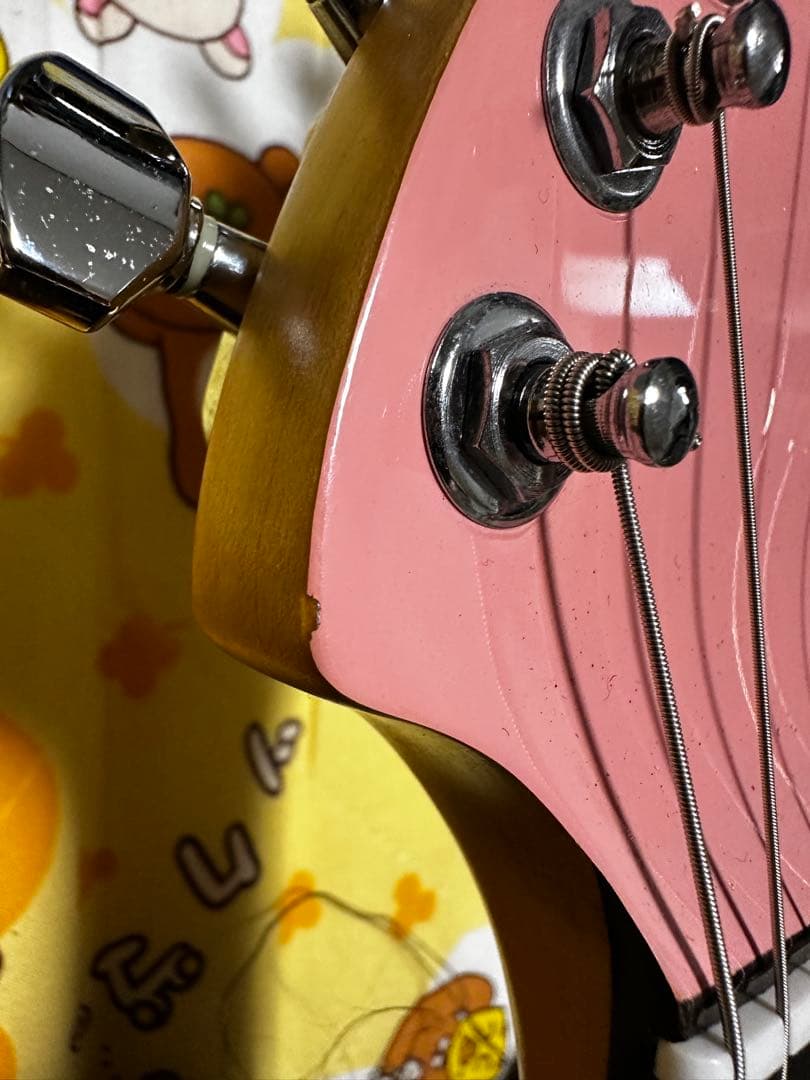 フェルナンデスZO-3 ピンク エレキギター スピーカー内蔵