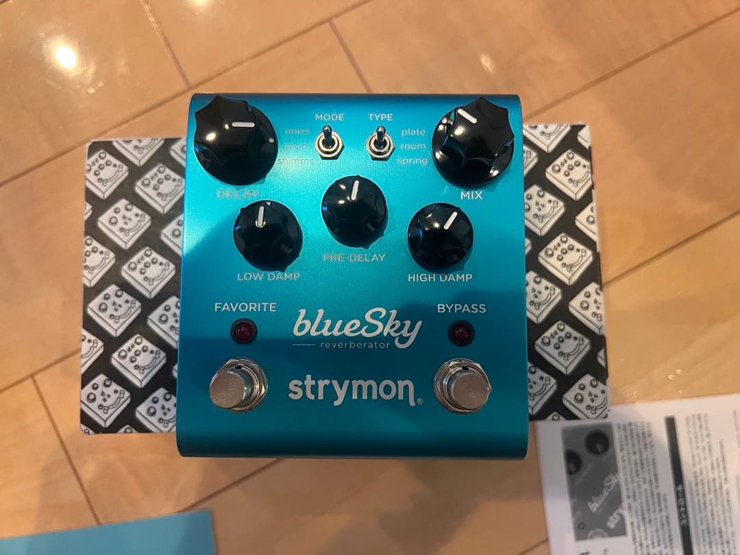 strymon blueSky リバーブエフェクター