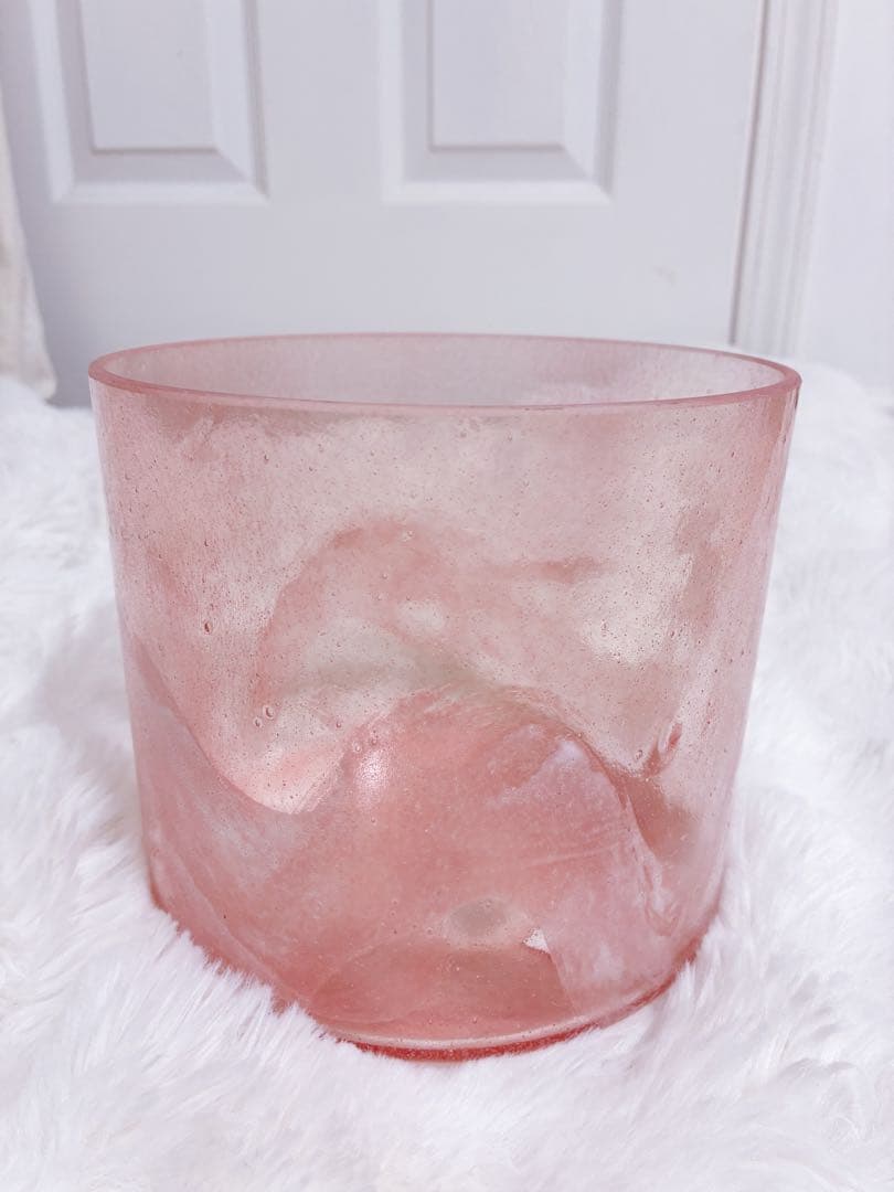 クリスタルボウル　7インチG+20 ピンク