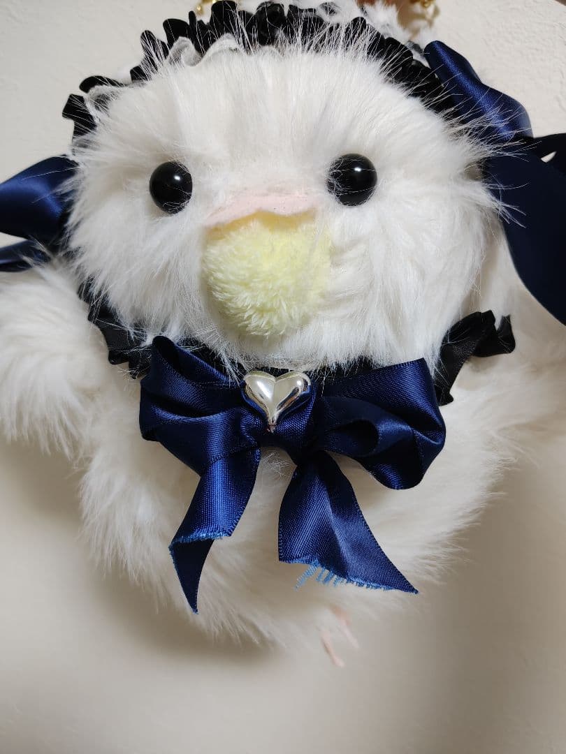 ホワイトインコ風ぬいぐるみ
