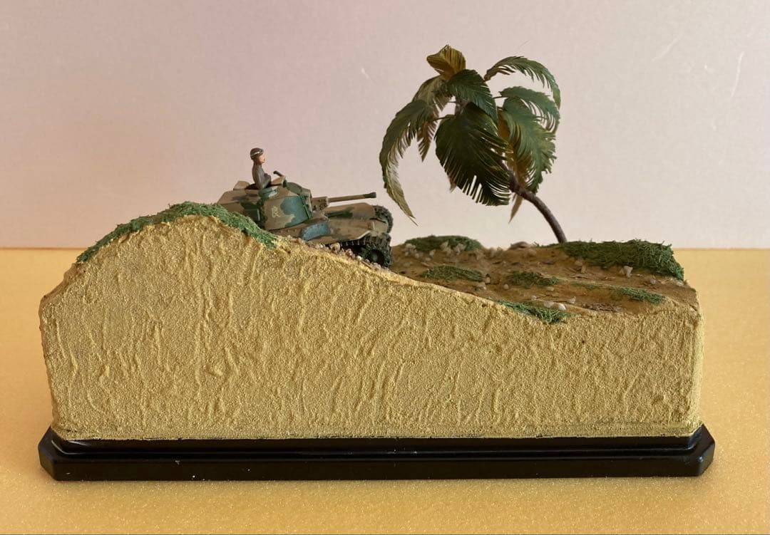 ジオラマ 1/76 日本陸軍97式中戦車改チハ