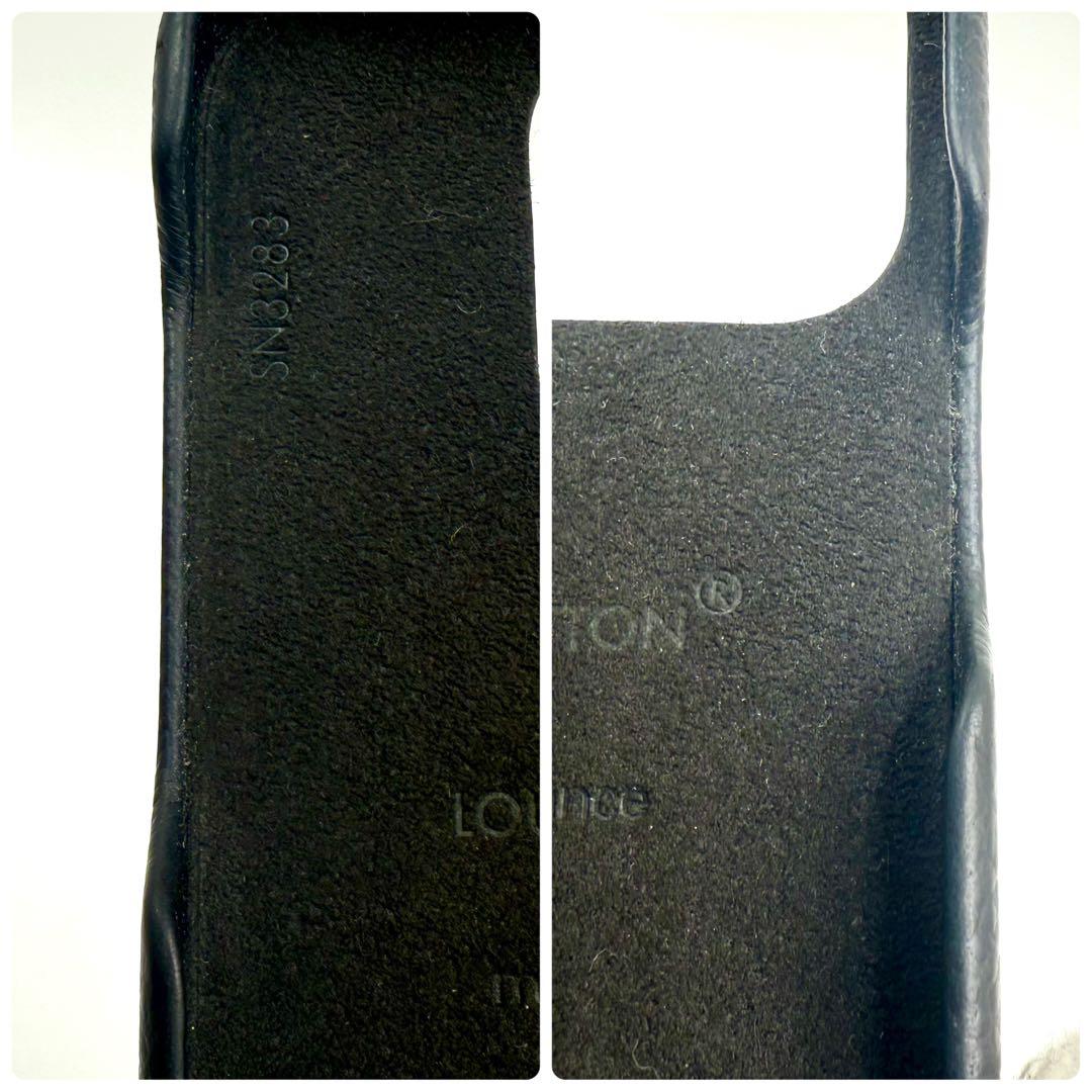 鑑定済 ルイヴィトン モノグラム iPhone 15pro バンパー ケース 黒