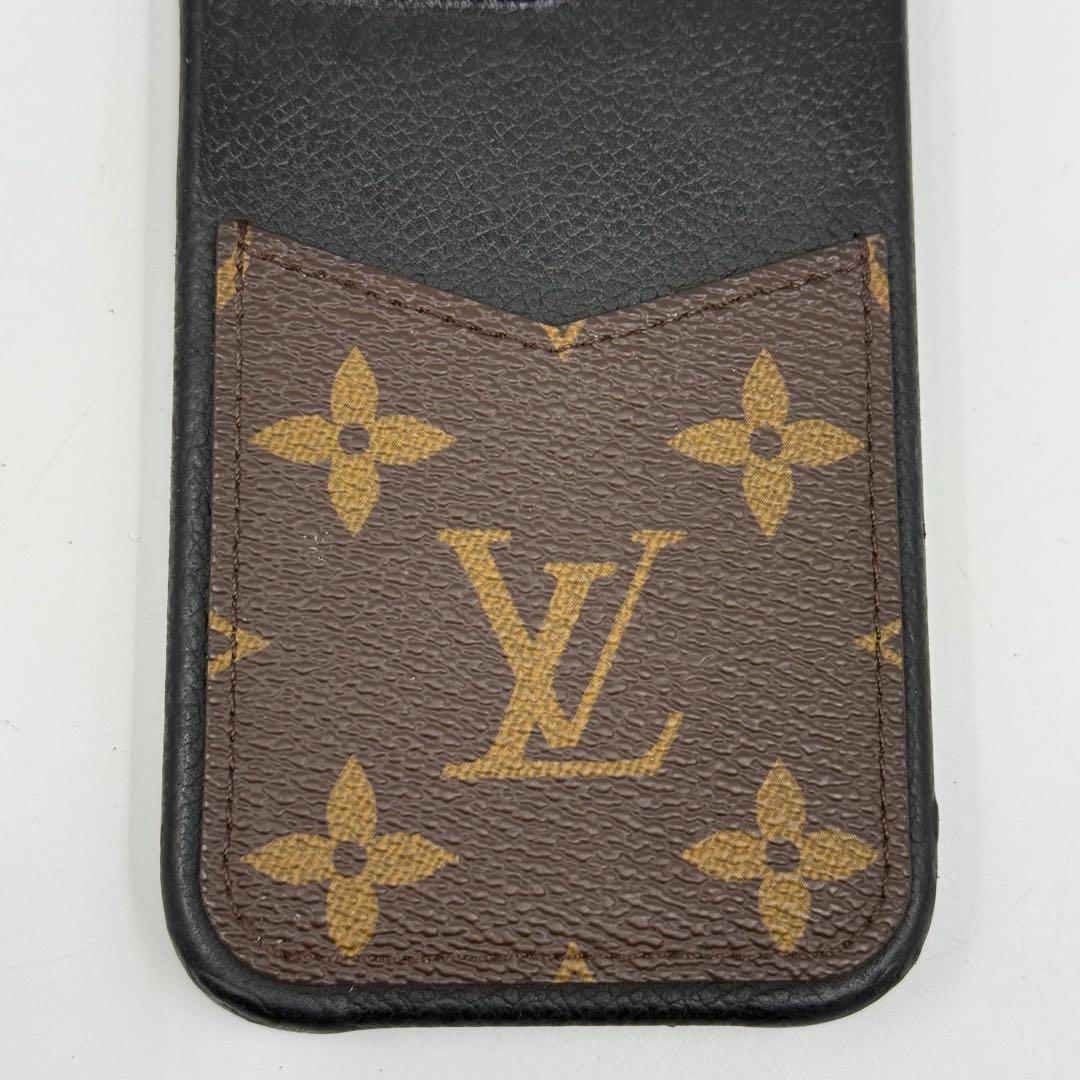 鑑定済 ルイヴィトン モノグラム iPhone 15pro バンパー ケース 黒