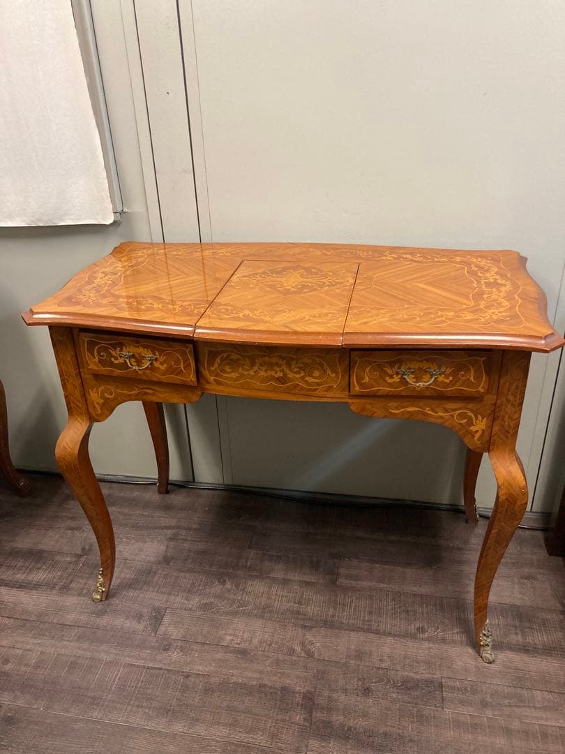 イタリア 最高級象嵌机 クラシック アンティーク エレガント マルコーニアルテ