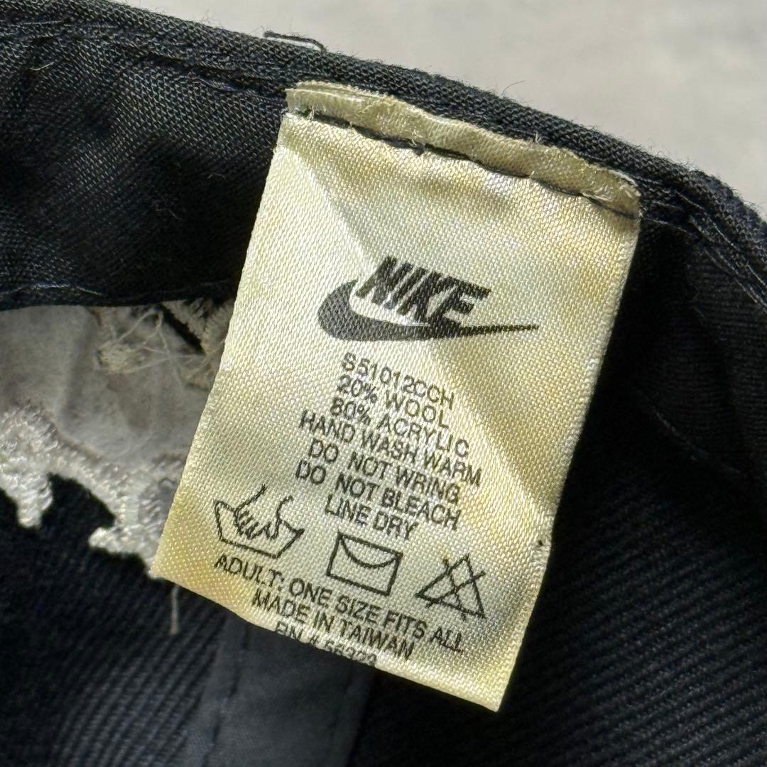 90s ヴィンテージ OLD NIKE ナイキ スナップバックキャップ ネイビー
