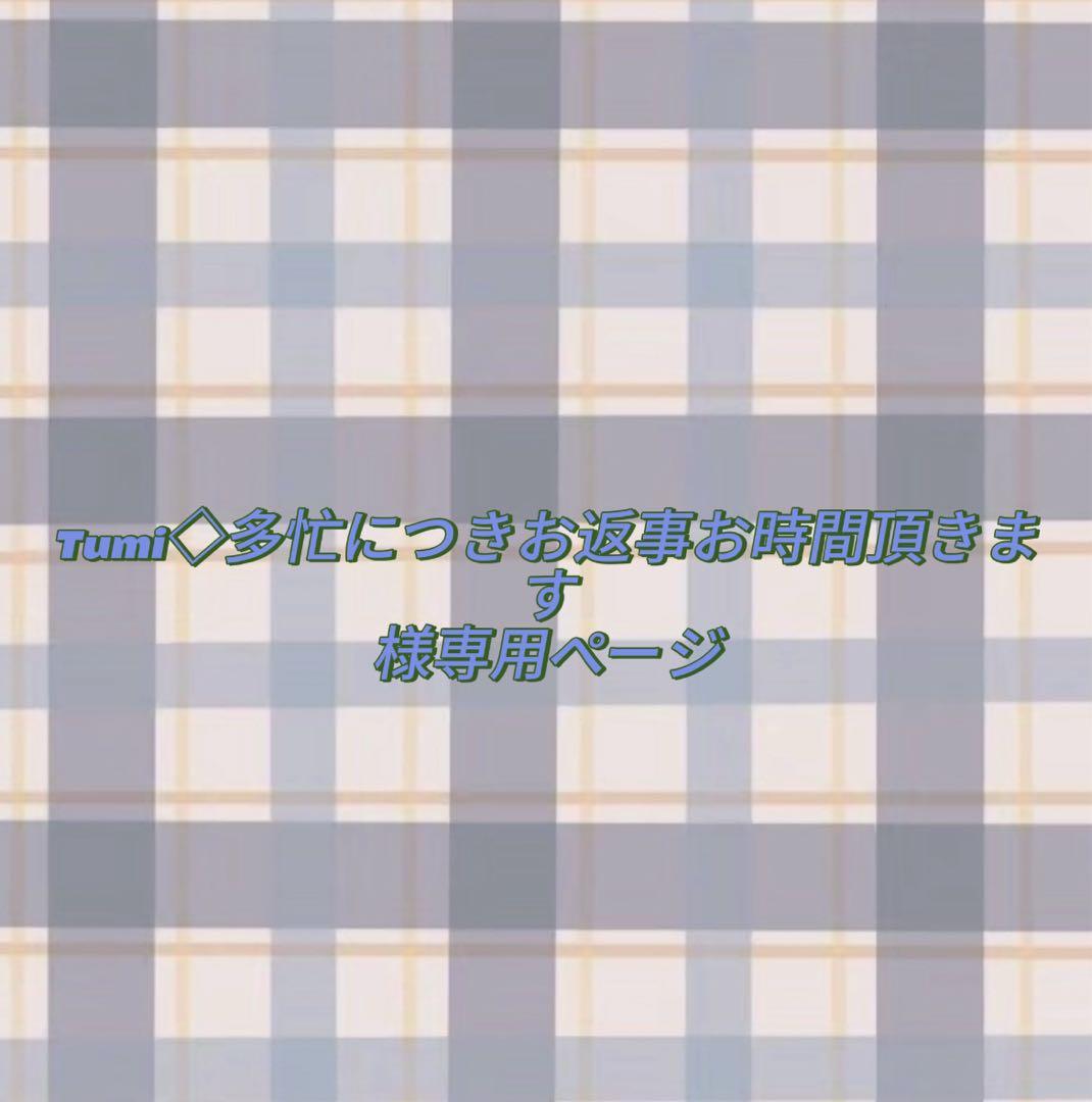 Tumi◇多忙につきお返事お時間頂きます ページ