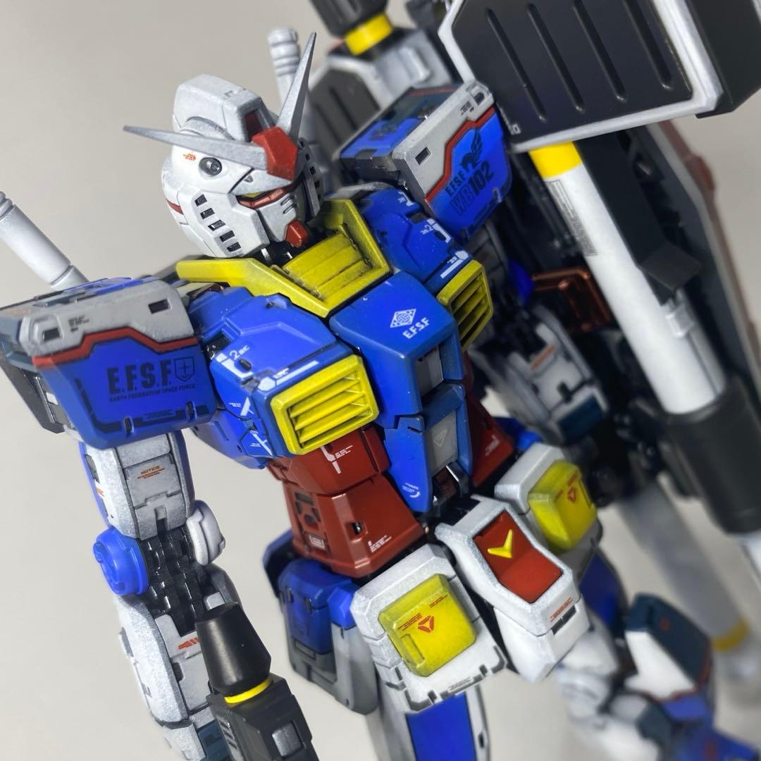 RG RX-78-2 ガンダム Ver.2.0 全塗装　完成品　ガンプラ　塗装済