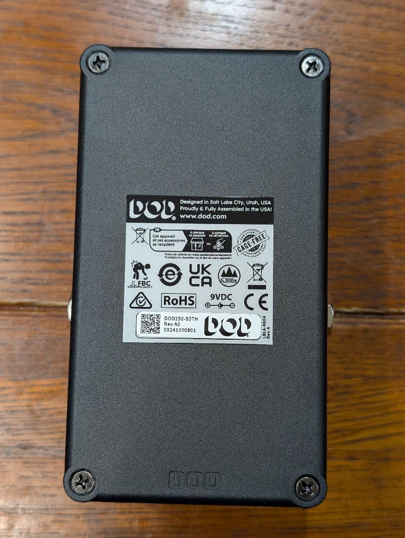 ギター DOD Overdrive Preamp 250 50th