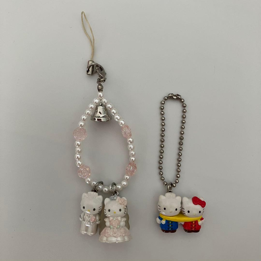 公*o様 ハローキティ ストラップセット ペア　ウェディング　マフラー　サンリオ