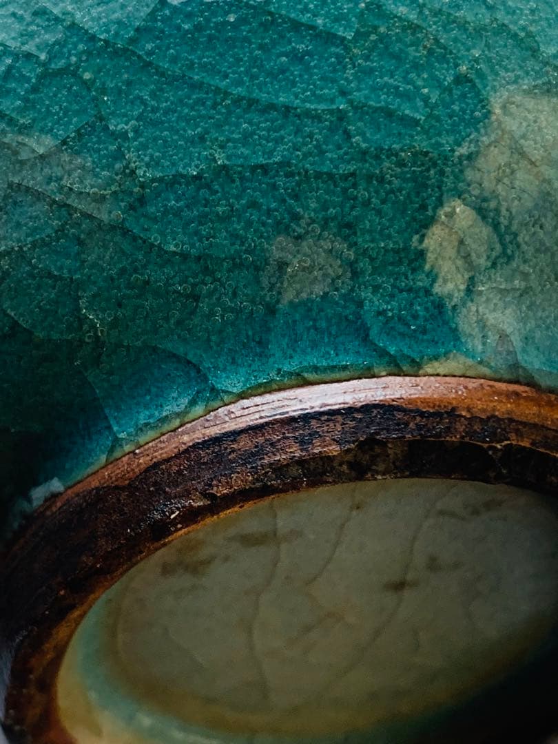 中国明時代ひょうたん青磁花瓶