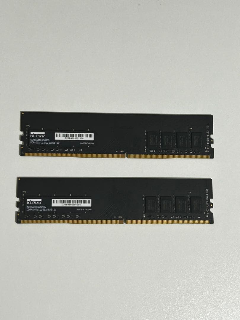 KLEVV KD48GU880-32N220D DDR4 8GB×2枚