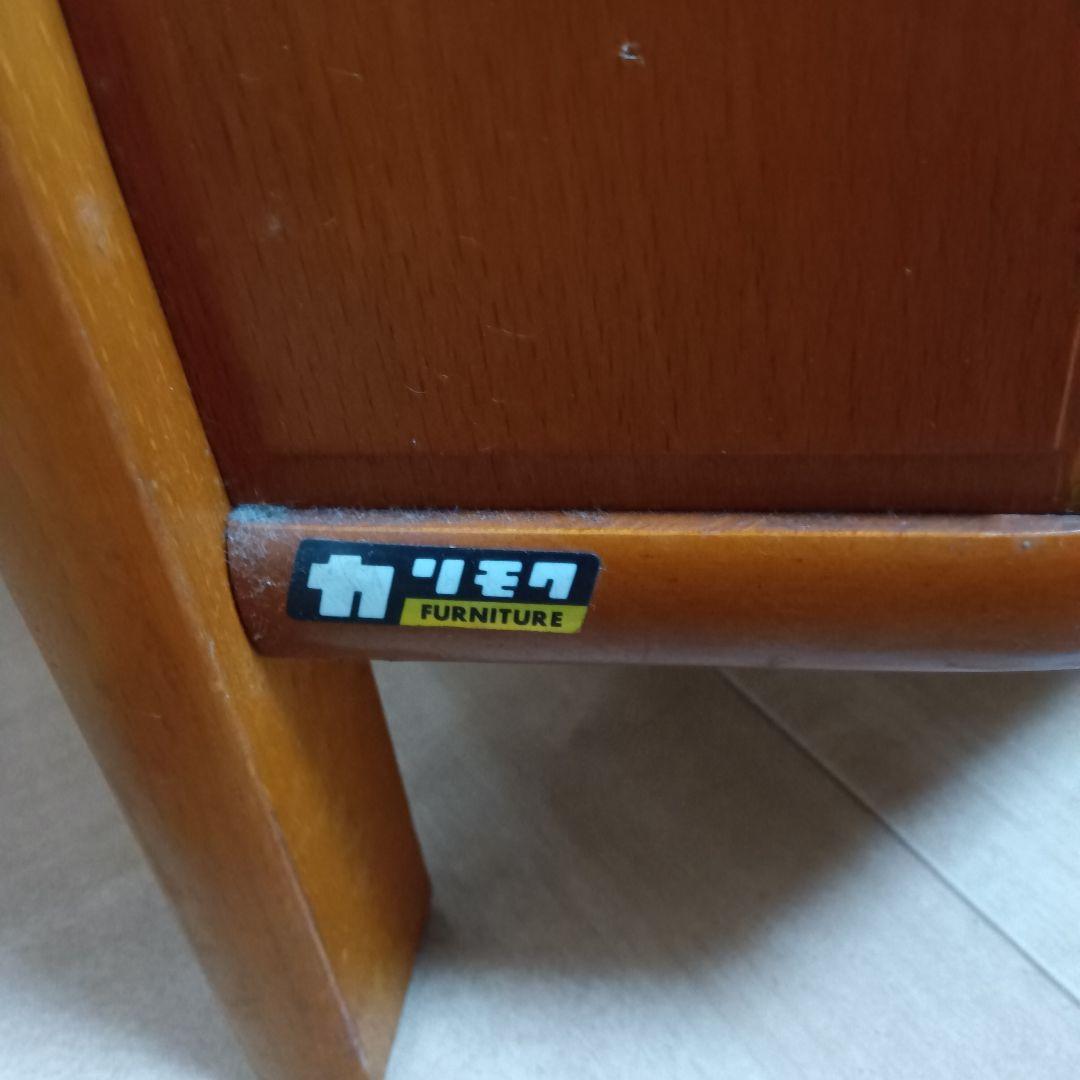 オールド　カリモク　コーナー　キャビネット　電話台　ミッドセンチュリー　電話台