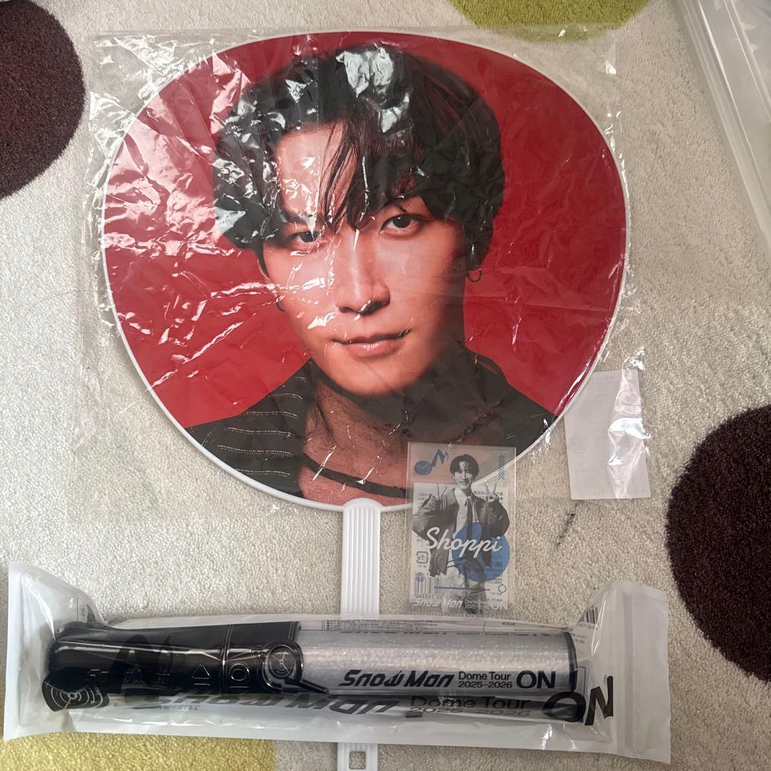 Man ONグッズ渡辺翔太　ペンライト　うちわ　ステッカー