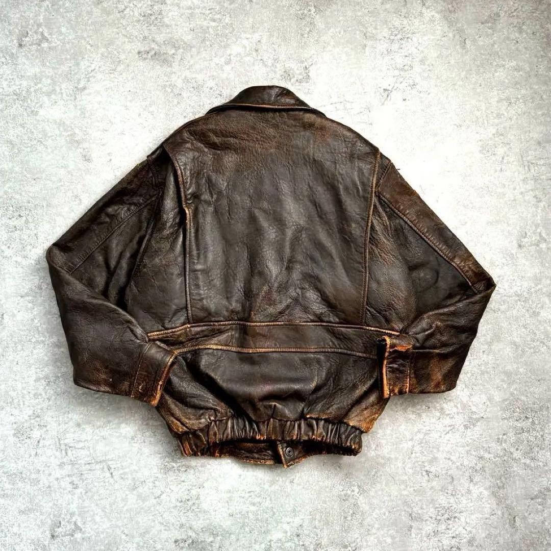 【超希少】80s ハーレーダビッドソン フライトレザージャケットG-1 A-2