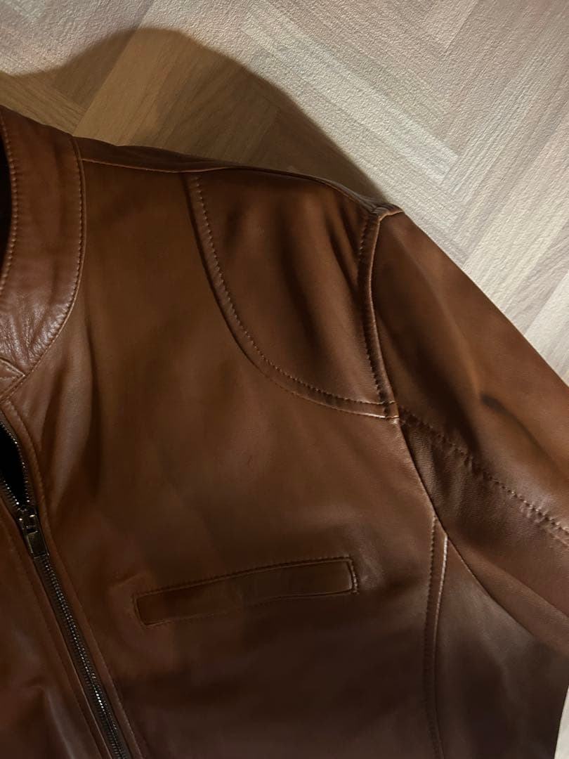 TAGLIATORE（タリアトーレ）レザーライダースブラウン サイズ56