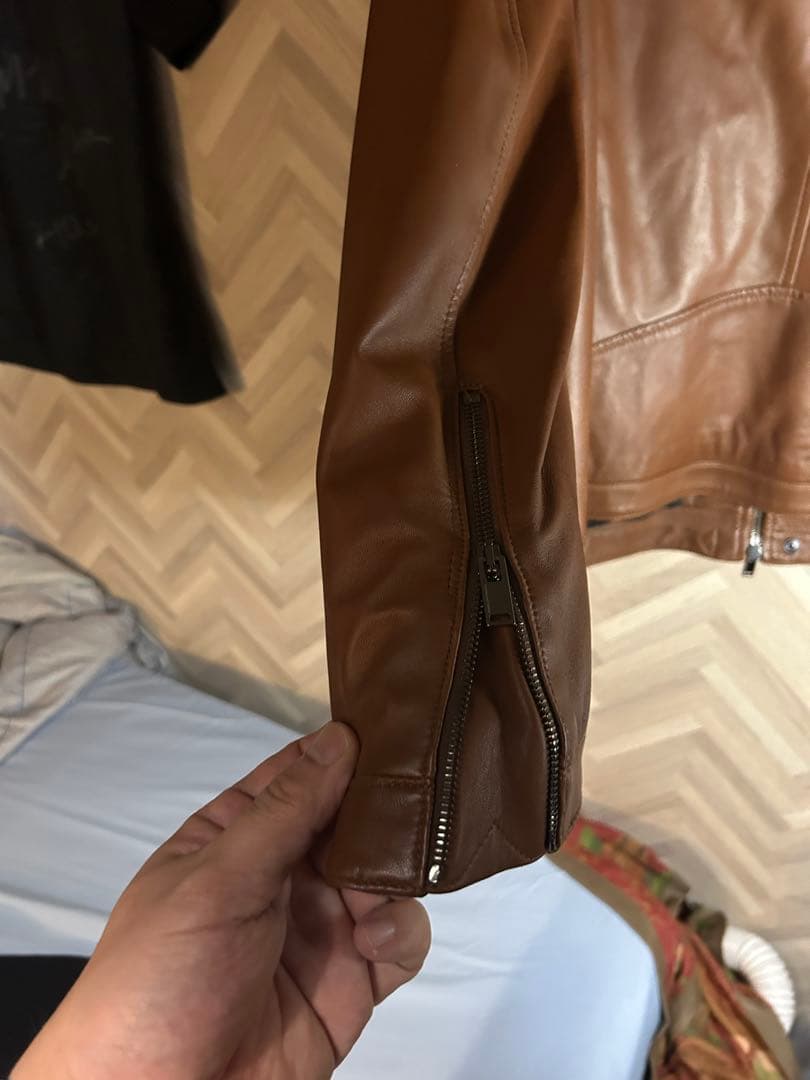 TAGLIATORE（タリアトーレ）レザーライダースブラウン サイズ56