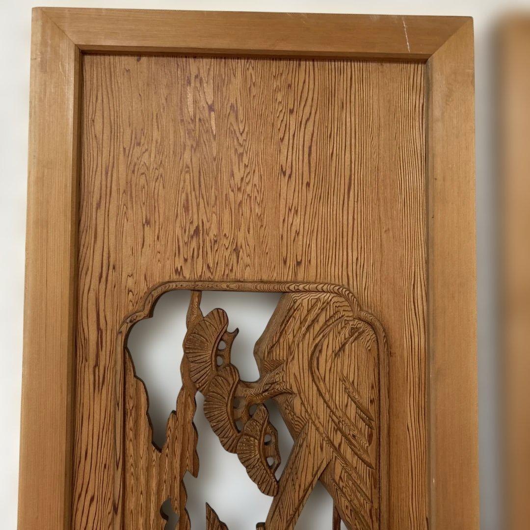 屋久杉　欄間　高級　中古品　サイズ:187センチ×40.5センチ×3センチ