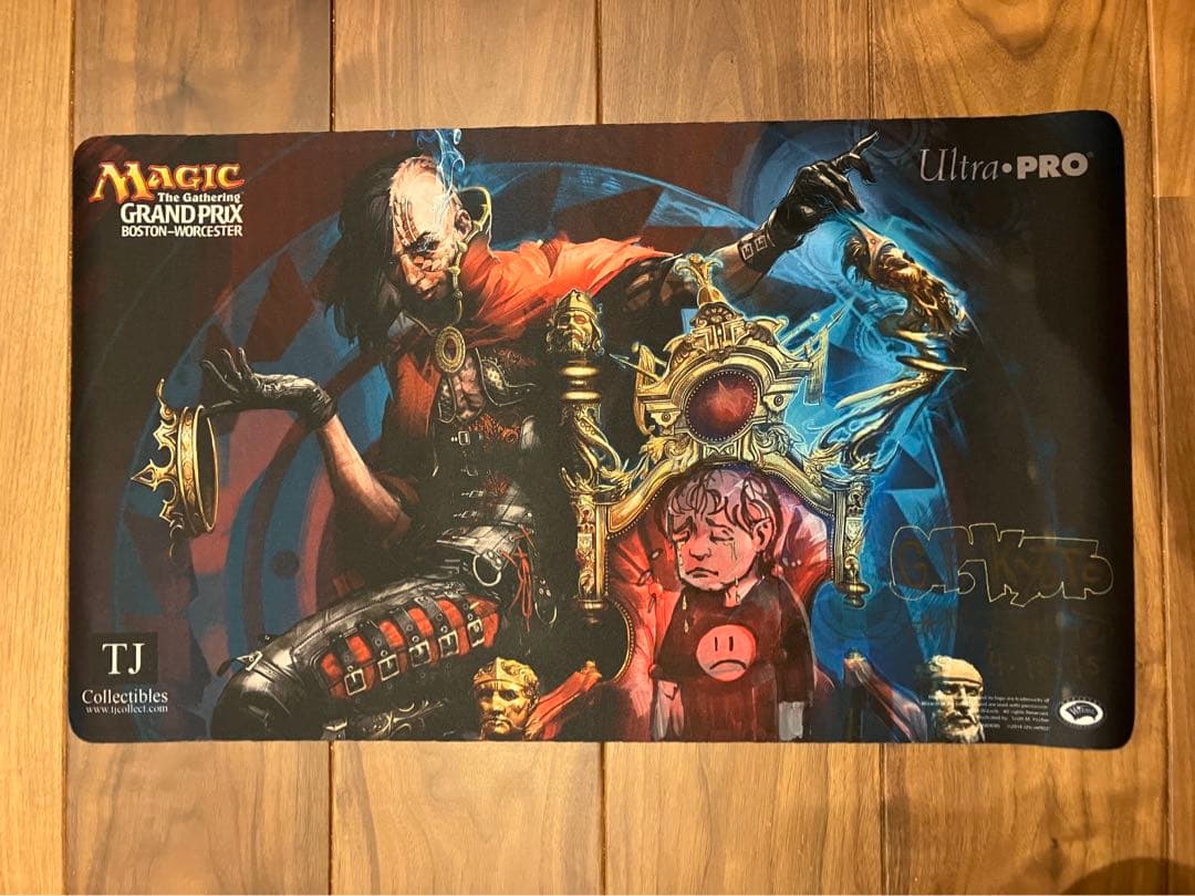 MTG 闇の腹心 プレイマット アーティスト本人によるスケッチ入り サイン
