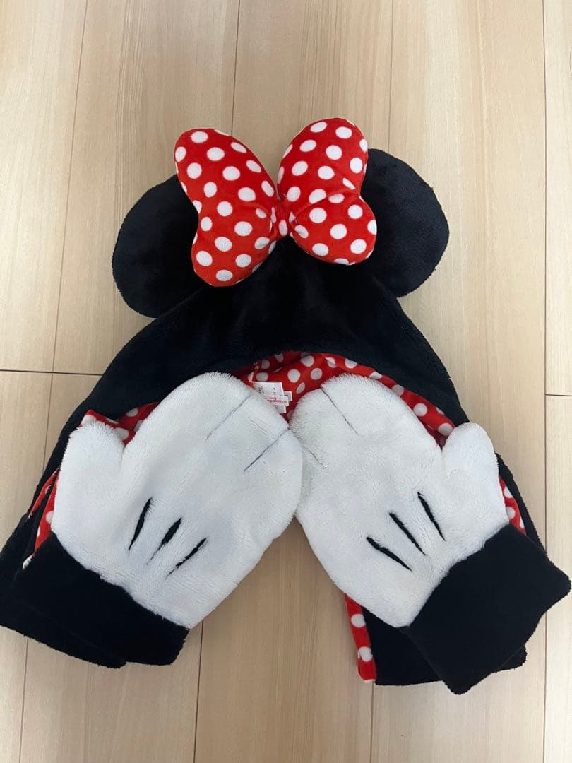 ミニーマウス ファンキャップ 手袋付き