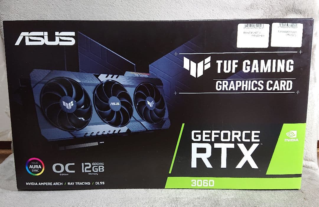 ASUS TUF GeForce RTX3060 12GB OCモデル
