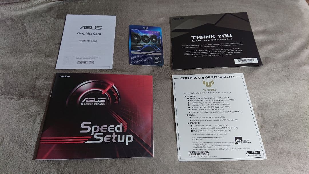 ASUS TUF GeForce RTX3060 12GB OCモデル