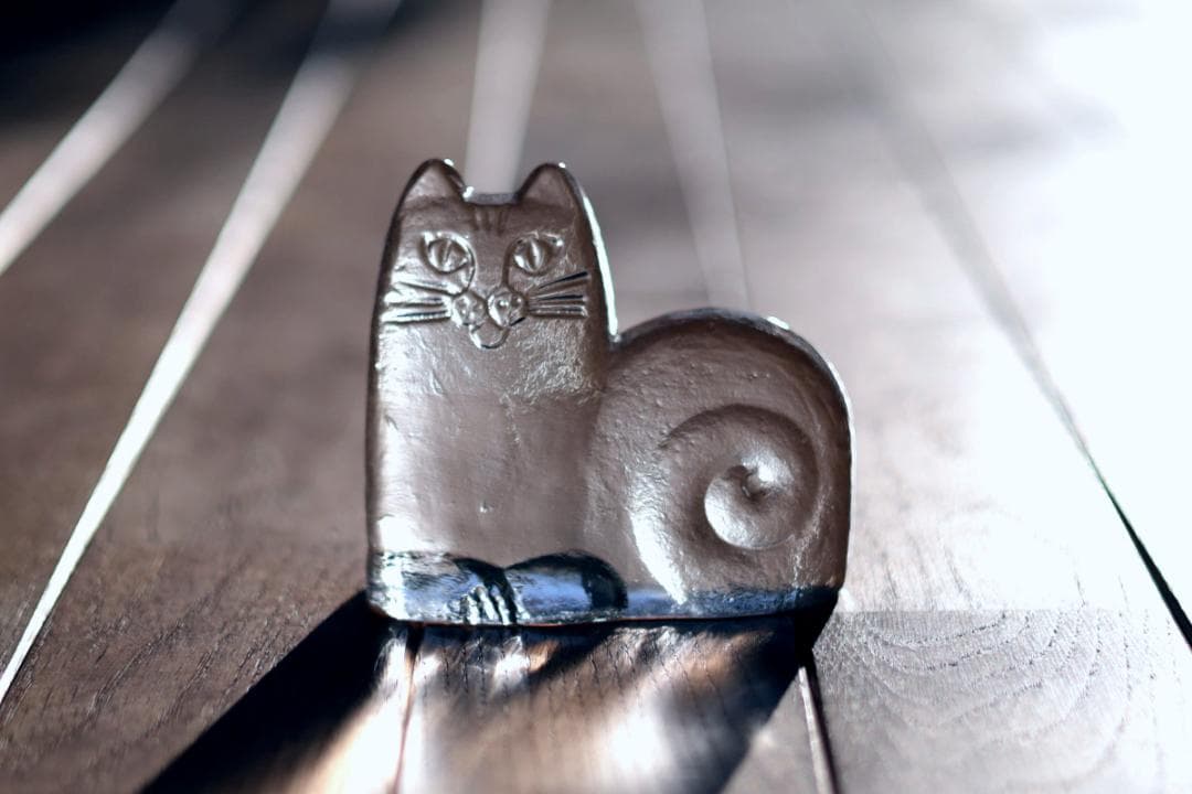 Lisa Larson リサラーソン ガラスオブジェ 猫 31770