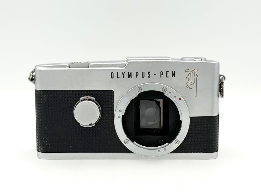 【完動品】OLYMPUS PEN-F 花文字 + 標準レンズ ハーフカメラ