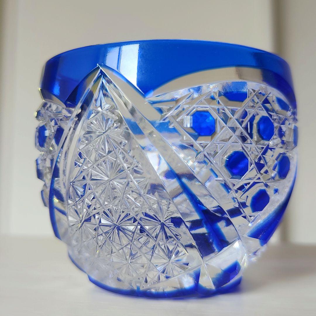 定価27500円 太武郎工房 木村泰典 猪口 （切子 江戸切子 薩摩切子）