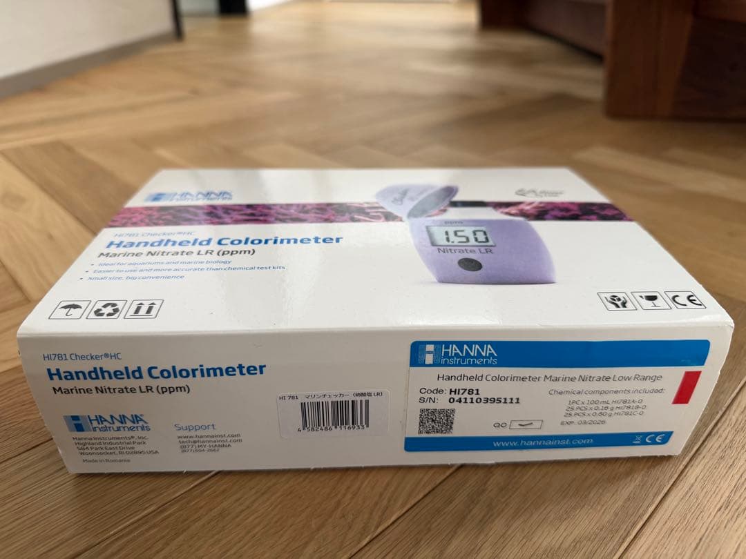 Hanna Checker Marine Nitrate LR 測定器