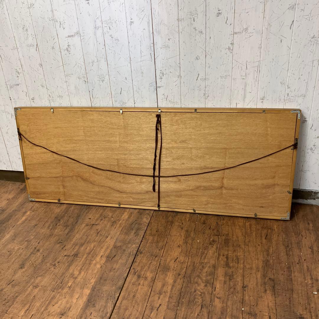 昭和レトロ 美術刀剣 日本刀 模造刀 レプリカ 絵画 額装 武具 鍔 美術工芸