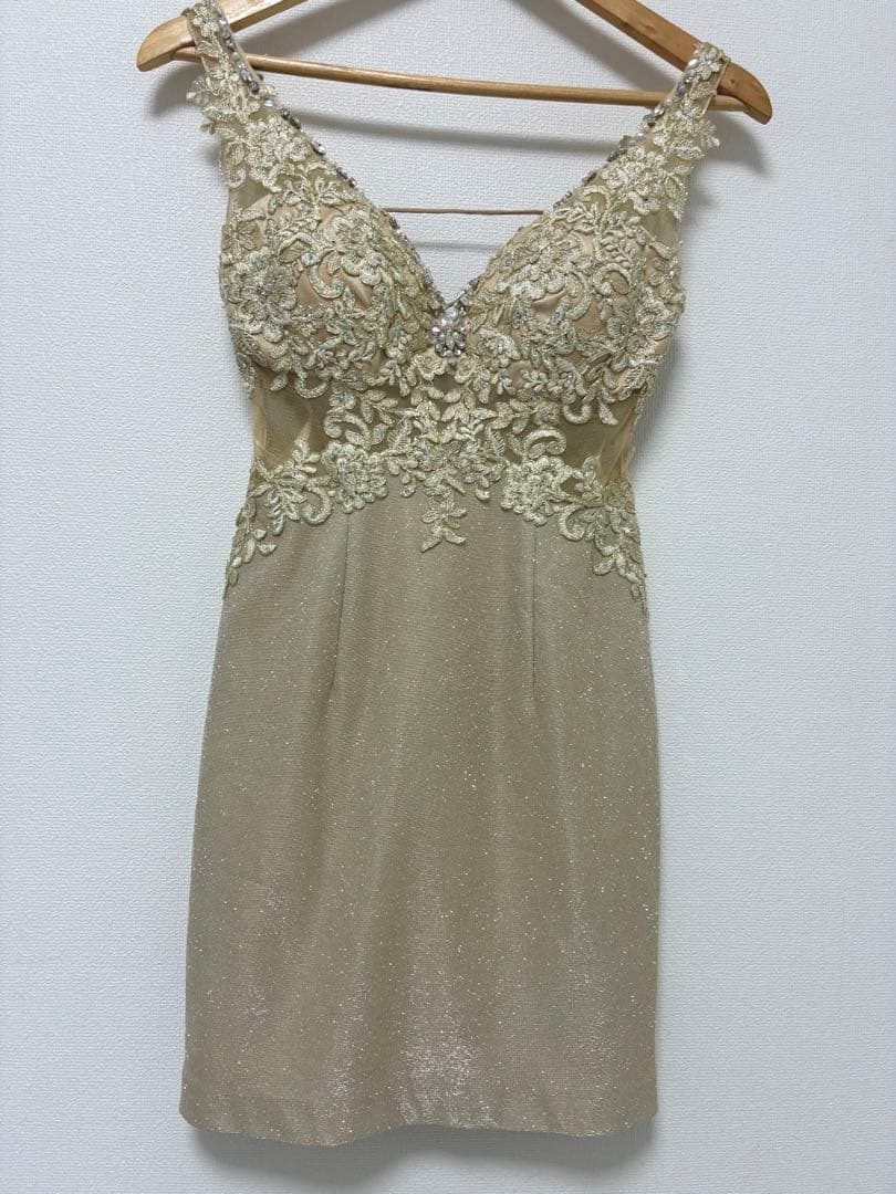 IRMA SUGAR 刺繍ビーズ ラメ ドレス