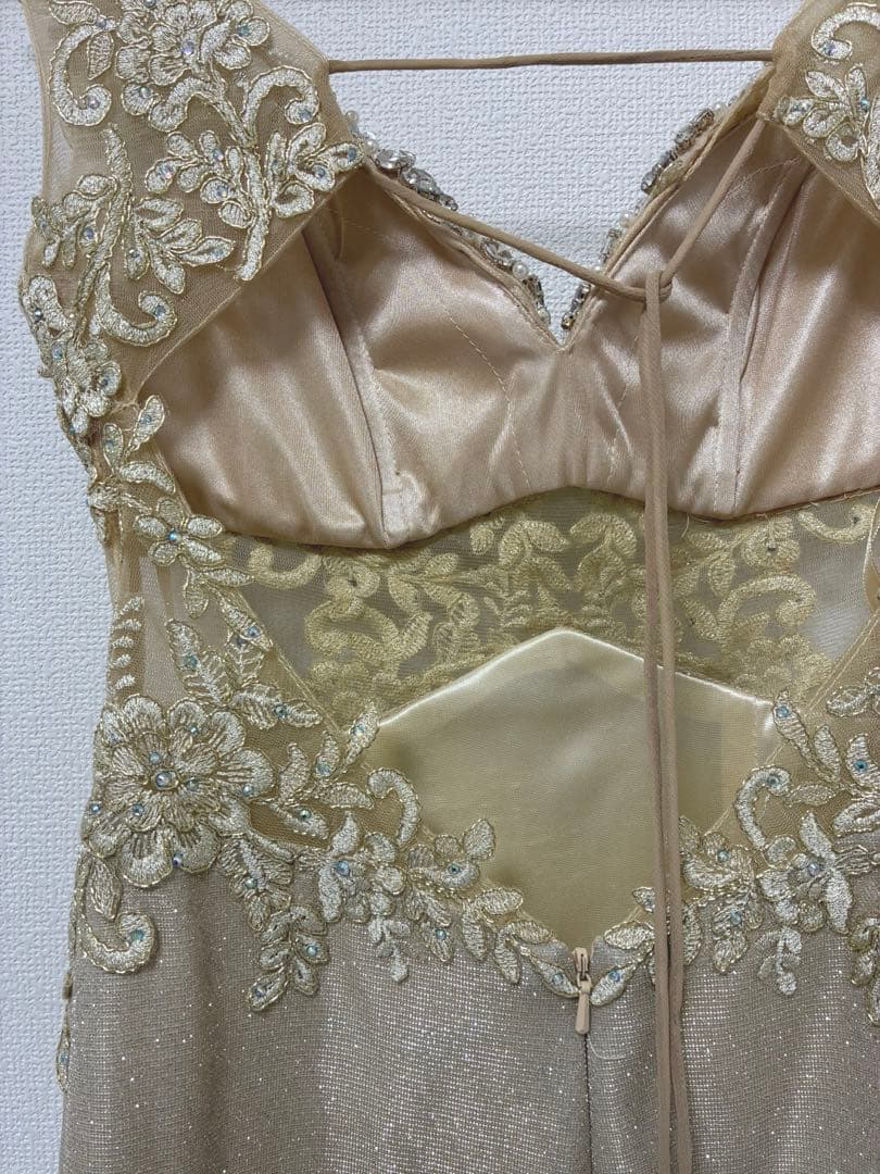 IRMA SUGAR 刺繍ビーズ ラメ ドレス