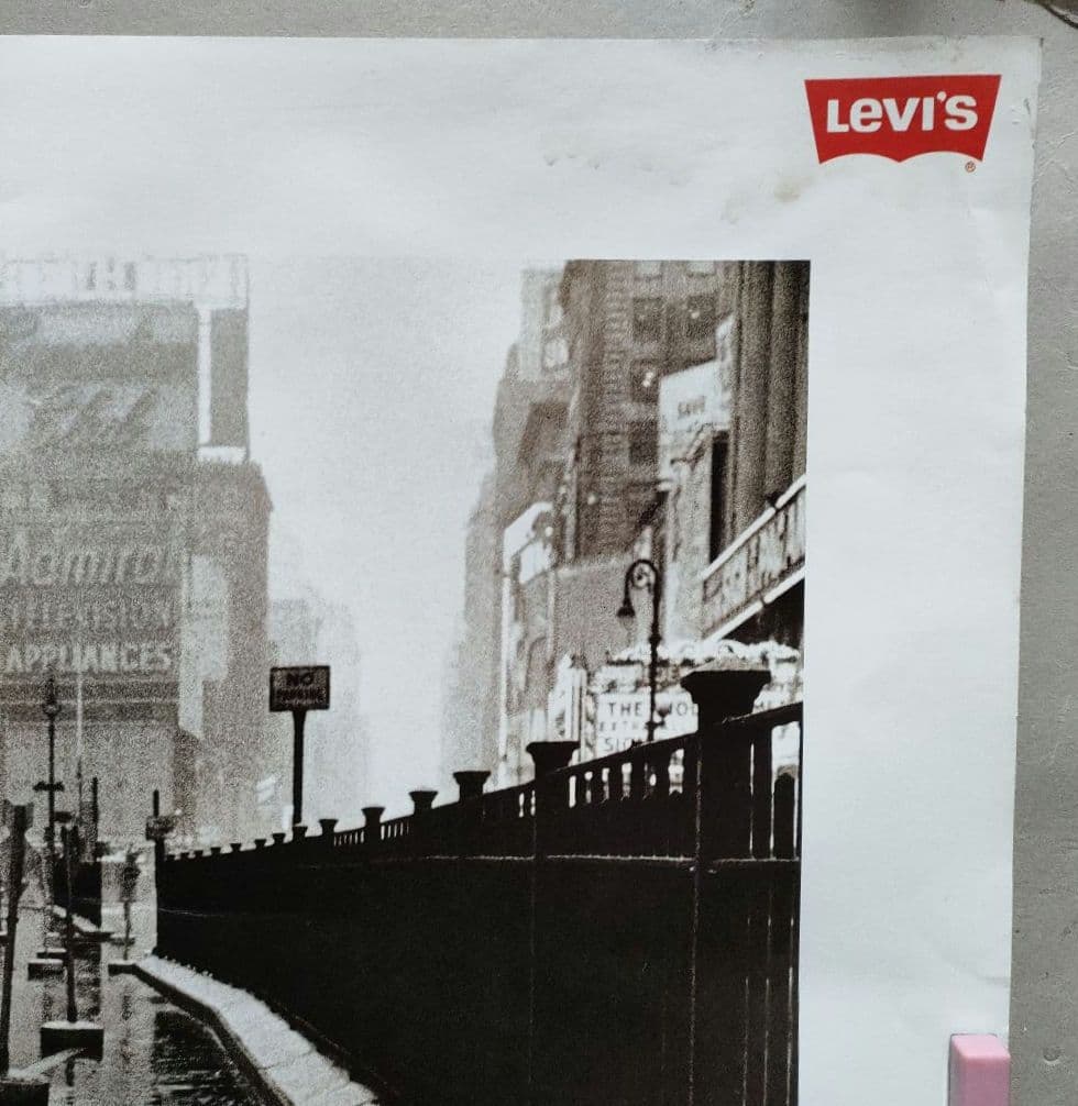 ジェームス・ディーン ポスター① ★リーバイス・ジミー★LEVI'S★希少