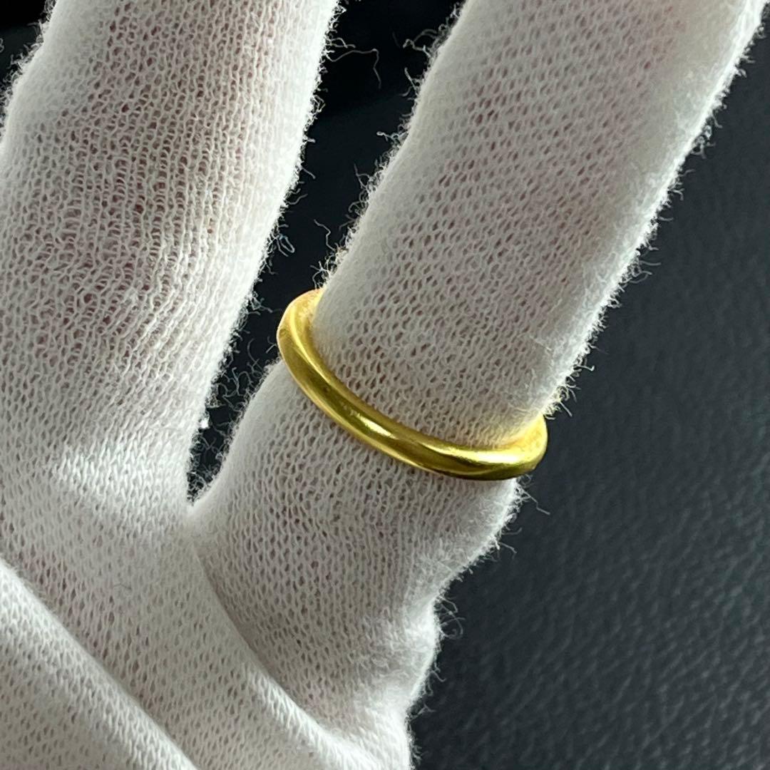 silver925 18kgp オープンリング〈ゴールドルチル、パール〉　指輪