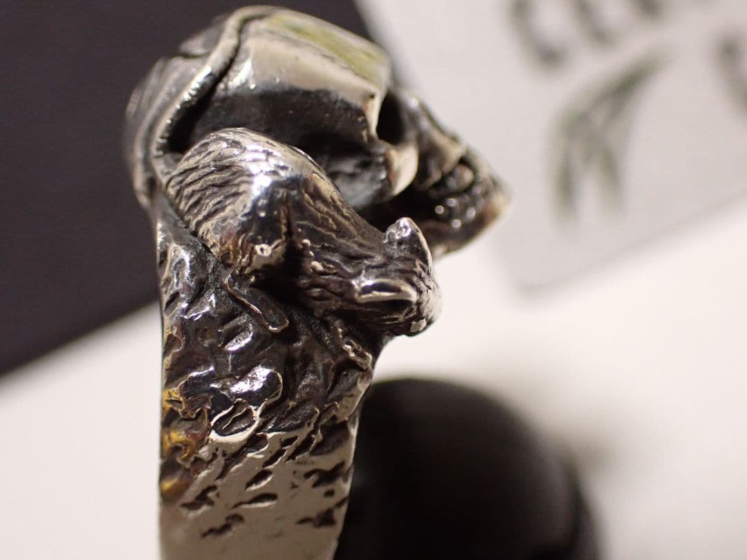 【普通のUSED】クレイジーピッグ レストインピース リング