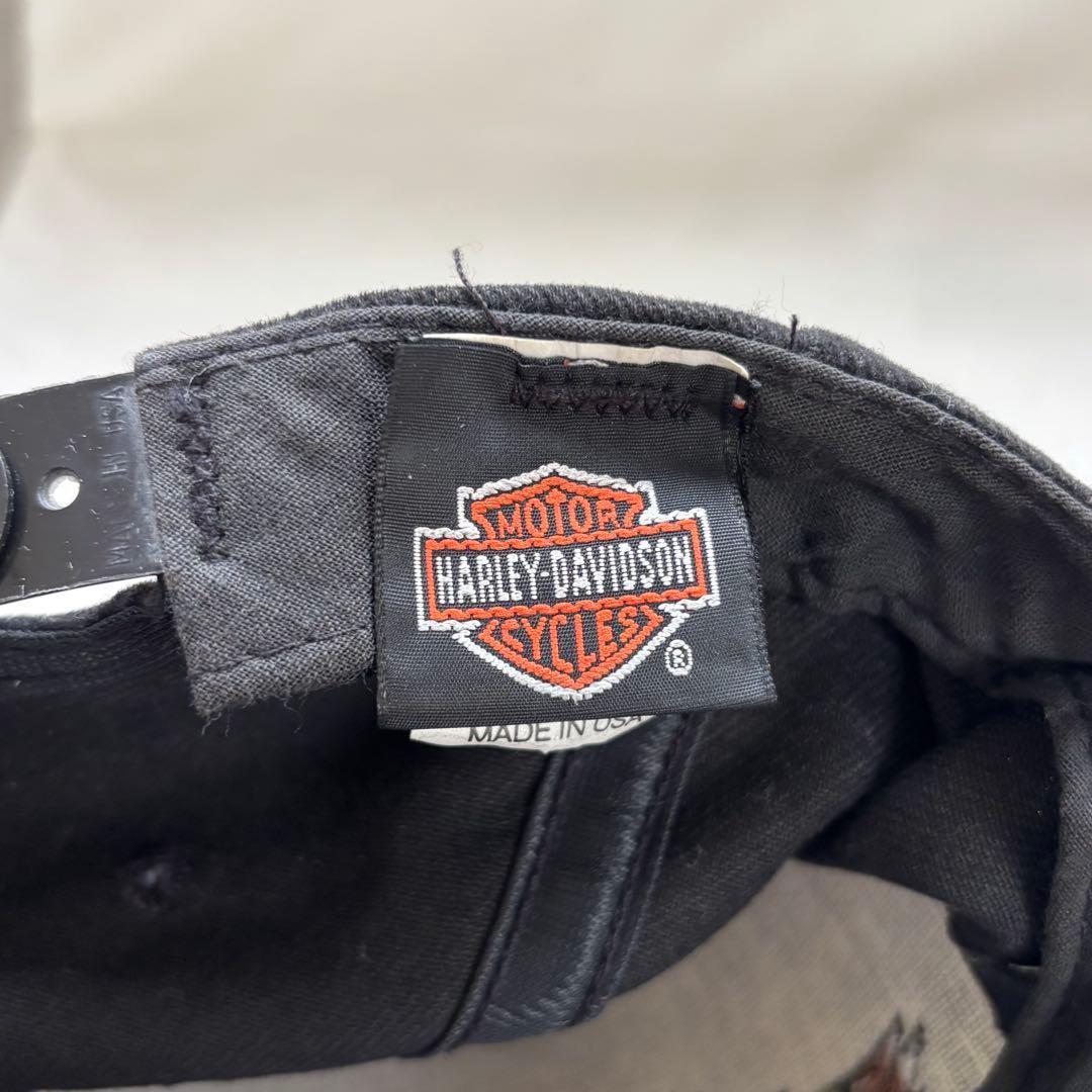 ビンテージ ハーレーダビッドソン キャップ イーグル アメリカ製 帽子 ハーレー
