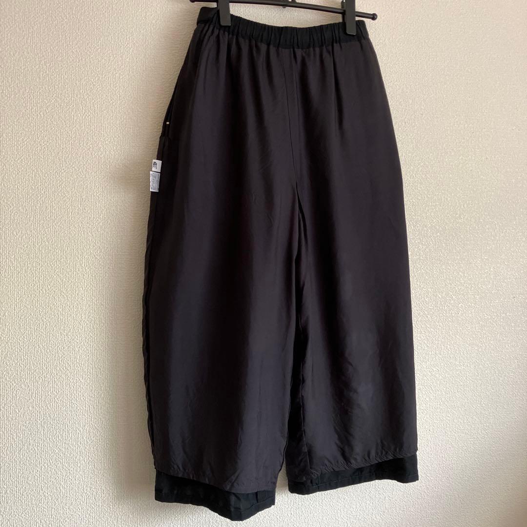 kazuringo様！ 慈雨　ポケットアクセント　　　凸凹生地のコクーンパンツ