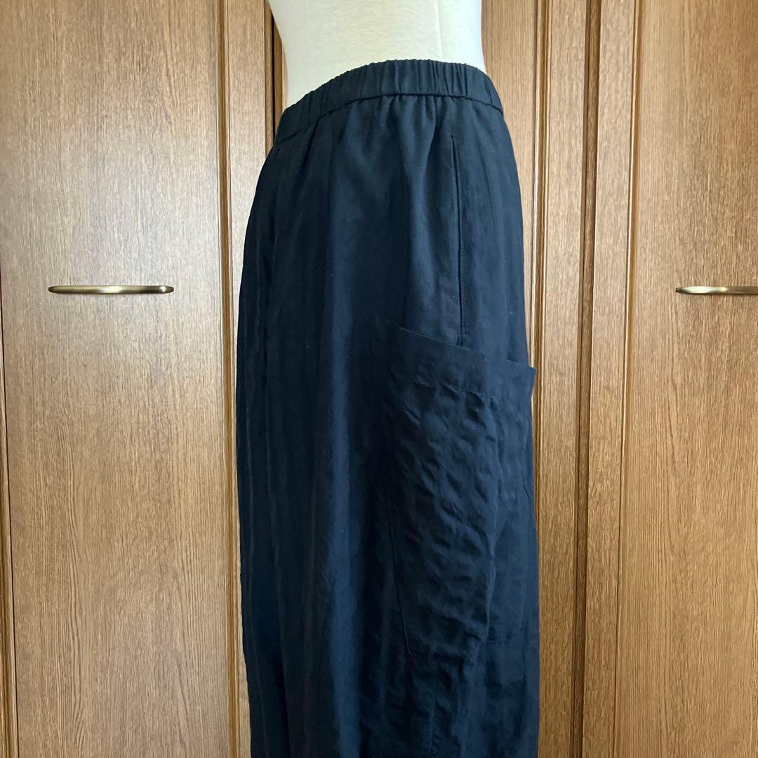 kazuringo様！ 慈雨　ポケットアクセント　　　凸凹生地のコクーンパンツ