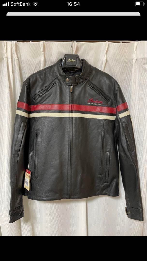 インディアンモーターサイクル　レザーフリーウェイジャケット　タグ付き未使用に近い