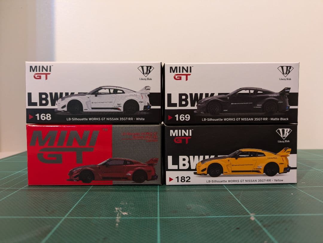 MINIGT 日産 GT-R 4台セット 168 169 191 182