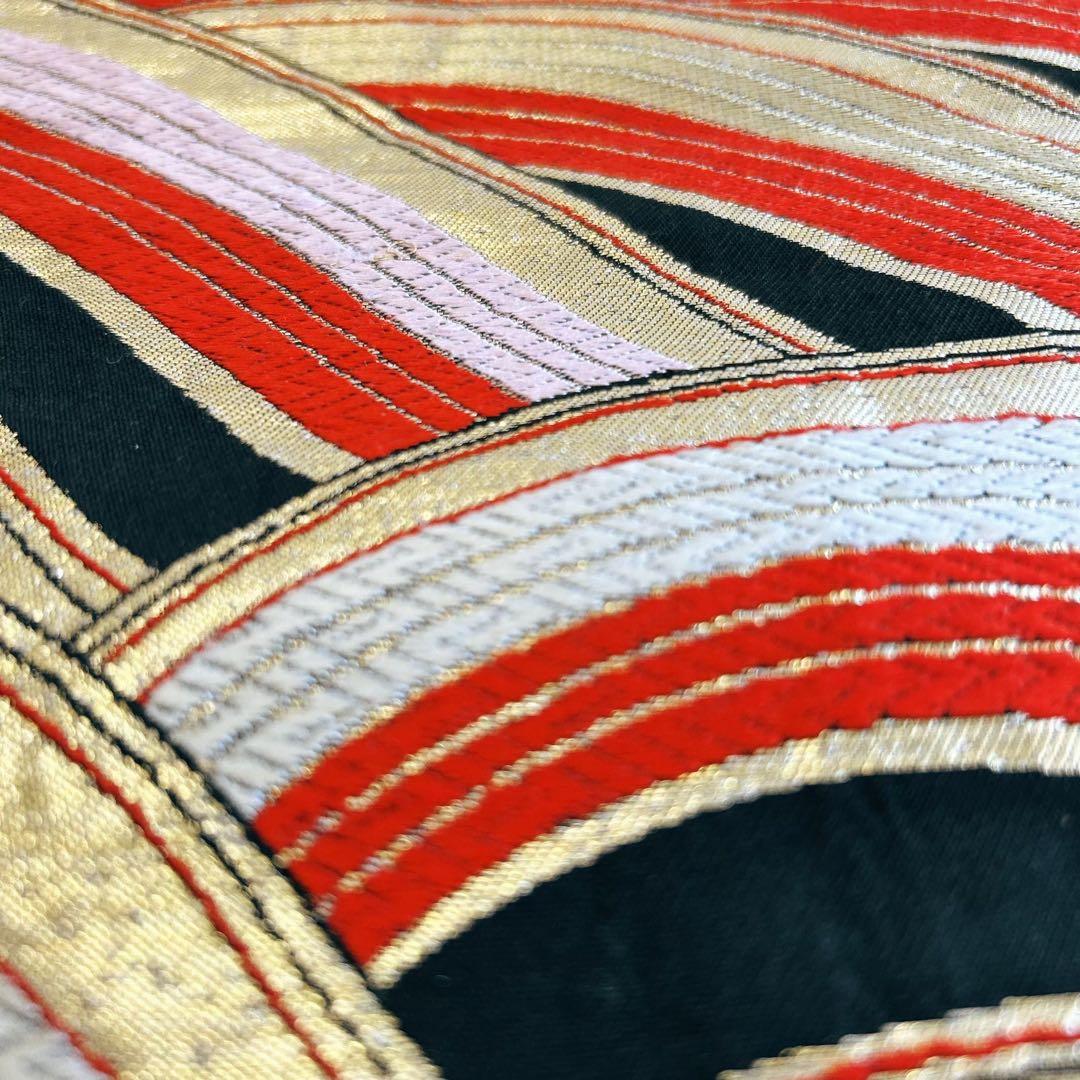 セット七五三7歳女の子長着＆袖なし長襦袢＆丸帯＆草履＆バッグ＆小物黄緑色金糸牡丹