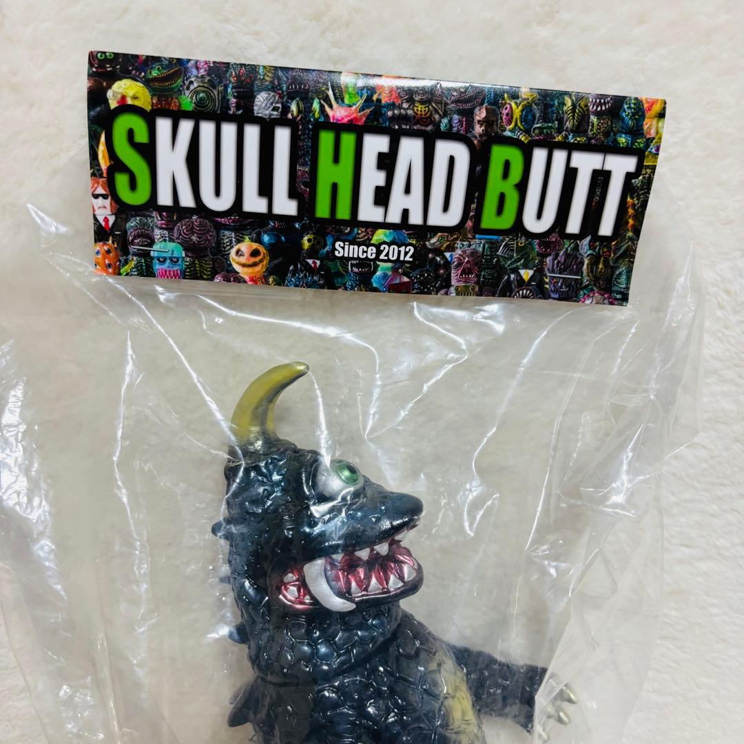 【未開封】マーミット ソフビ スカルヘッドバッド ニセザゴラ 黒成型