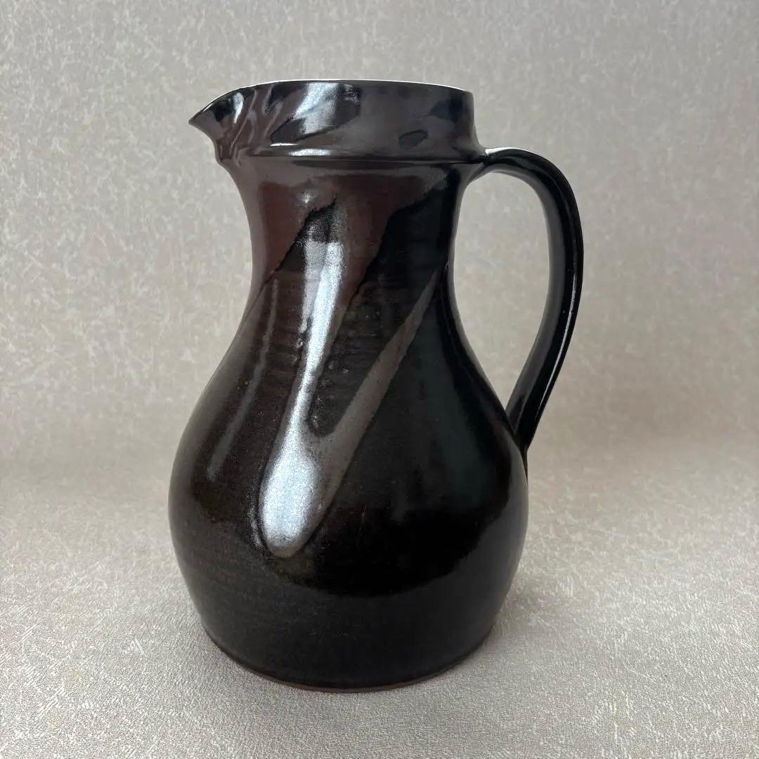 【流釉注瓶 市野茂良】注瓶 花入れ 花器 ピッチャー