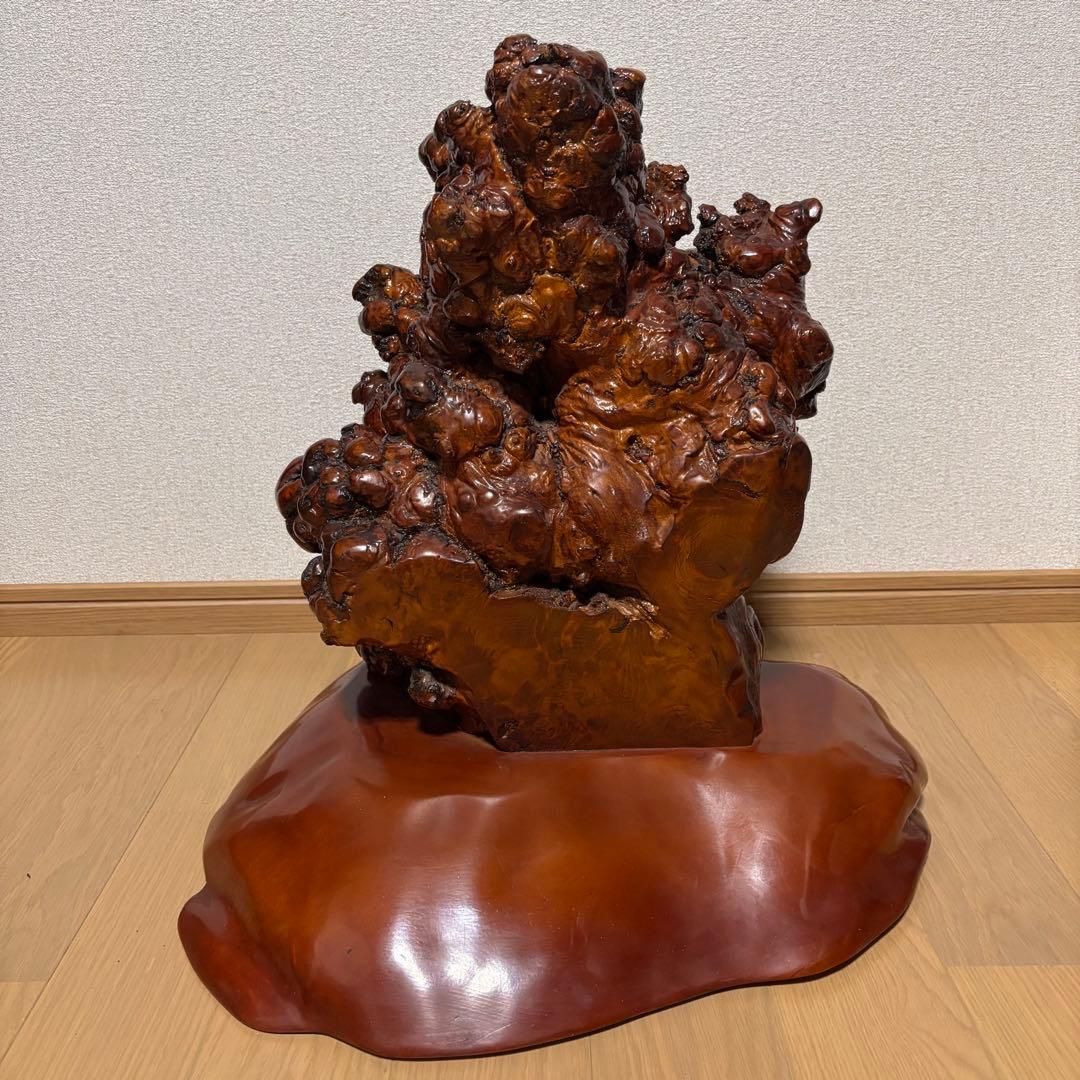 木の瘤　オブジェ　置物　天然木　自然木　木瘤　レア物　異形　インテリア　和風