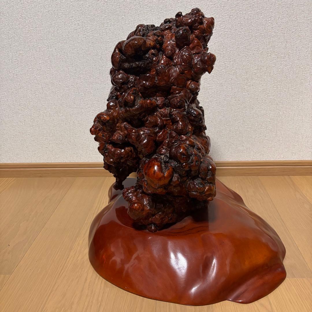 木の瘤　オブジェ　置物　天然木　自然木　木瘤　レア物　異形　インテリア　和風