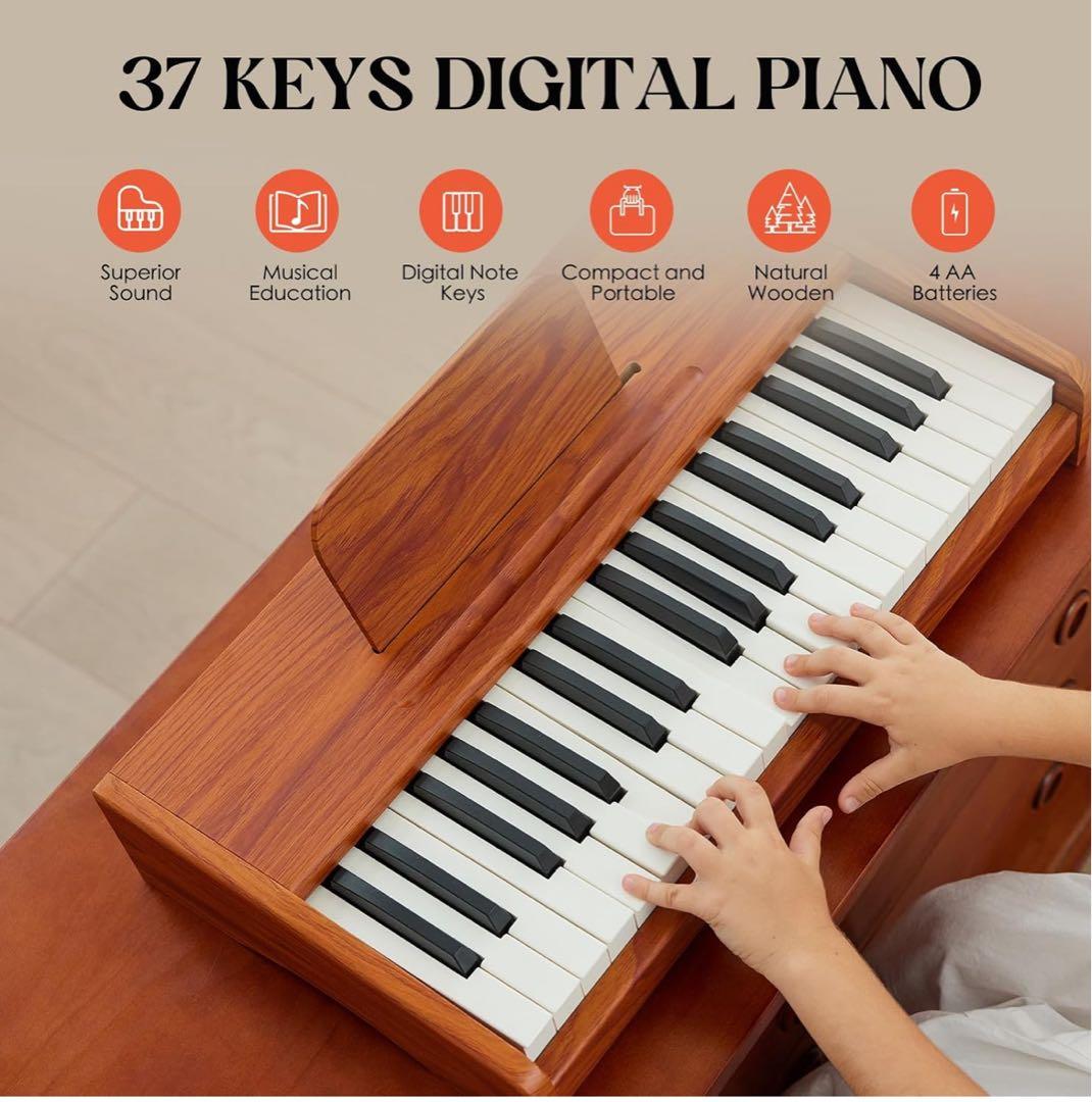 キッズピアノキーボード　37鍵盤　デジタルピアノ　プレゼント