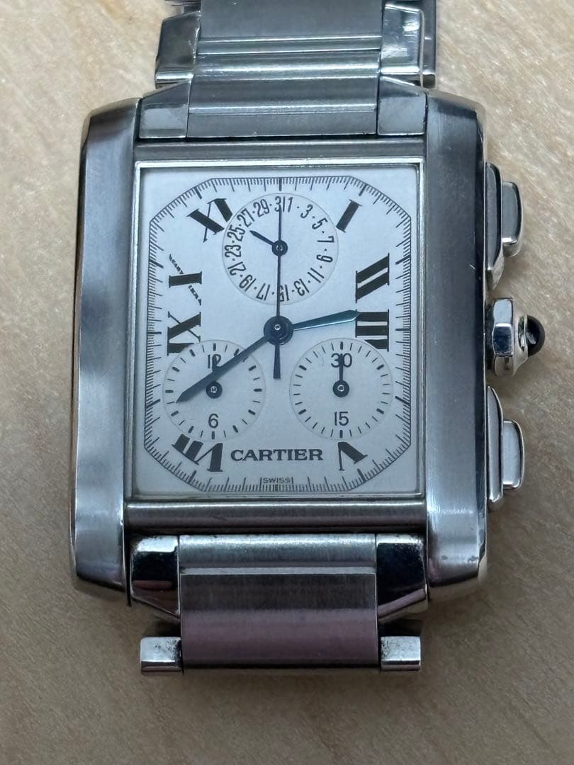 ◾️大幅値下げ◾️カルティエ タンクフランセーズXL クロノリフレックス◾️不動美品■