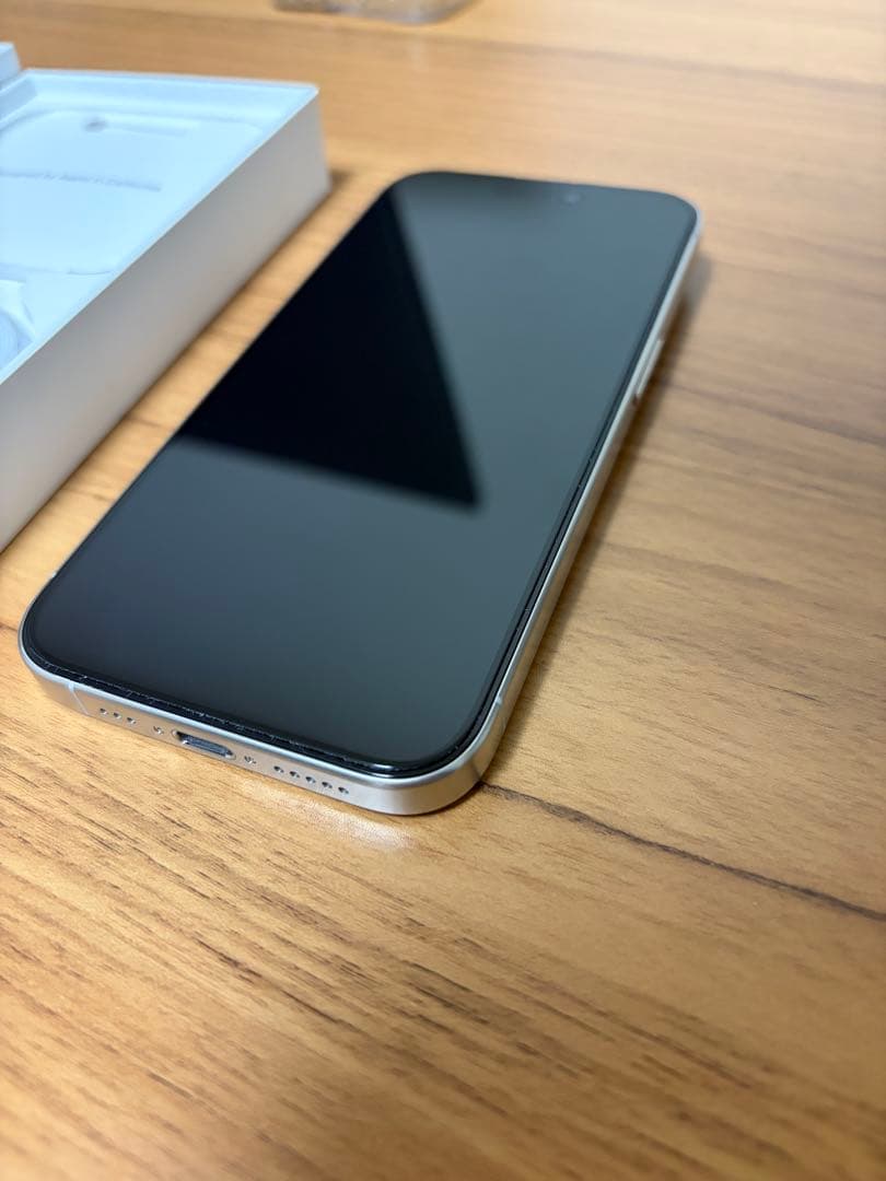 【お値下げ】iPhone15pro 128GB Simフリー ホワイトチタニウム