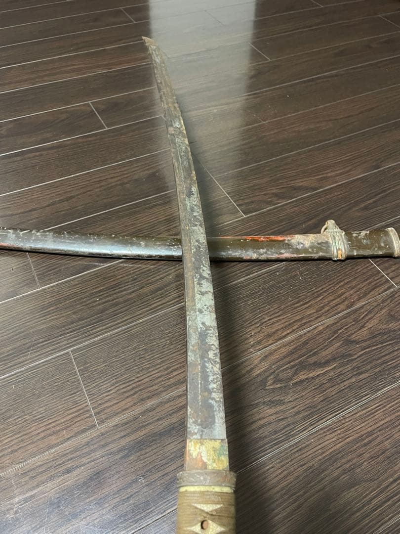 軍刀 指揮刀 旧日本軍 大日本帝国　模造刀　鍔無し